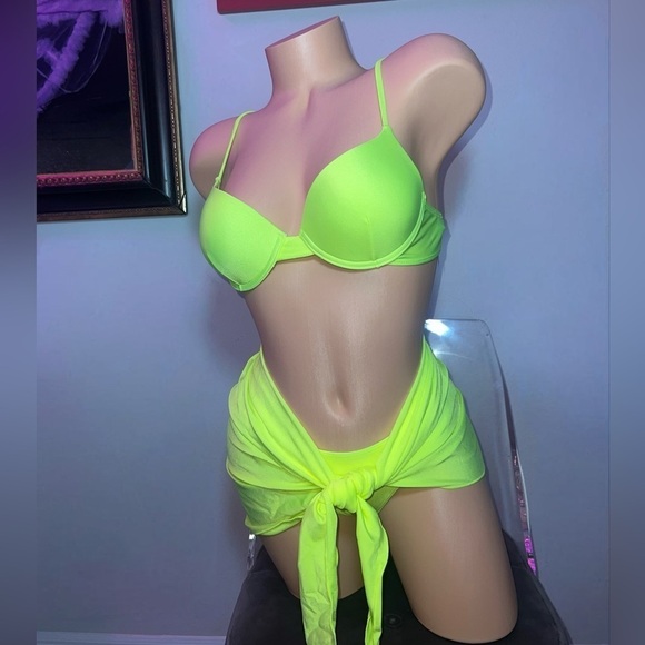 COPY - Uplift Me Push Up Bikini (green) - Picture 6 of 13